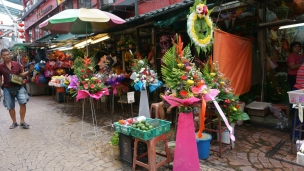Flower stalls - Petaling Street